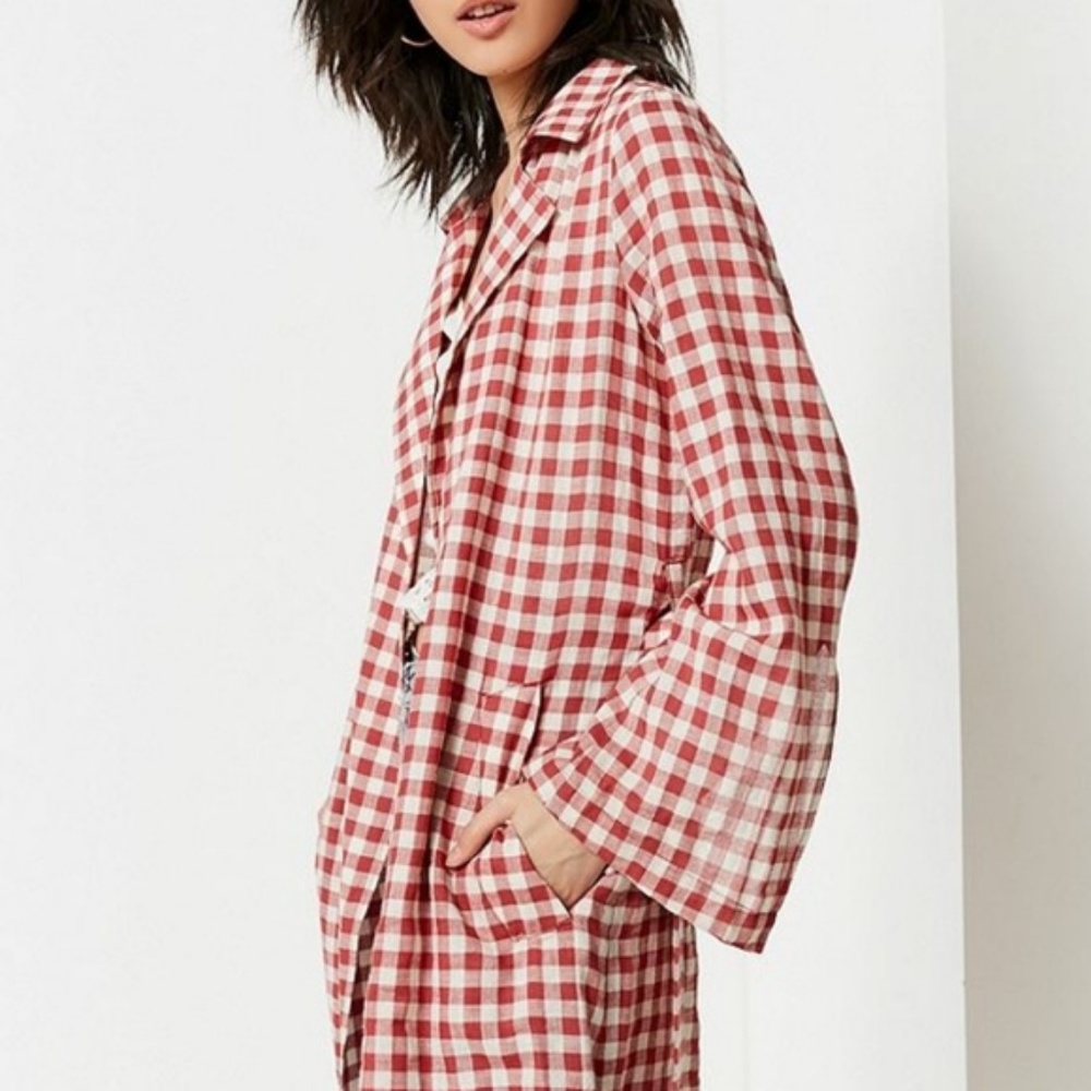 Capulet Tati Gingham Trench Coat - Picture 3 of 3
